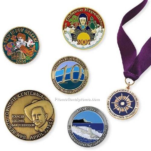 Medallions - Brass 1 1/4