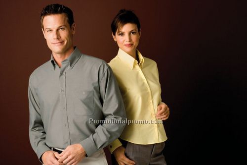 Men's L/S Solid Oxford Sport Shirt