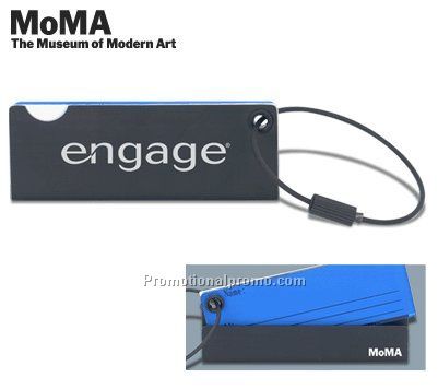 MoMA Acrylic Luggage Tag BLUE