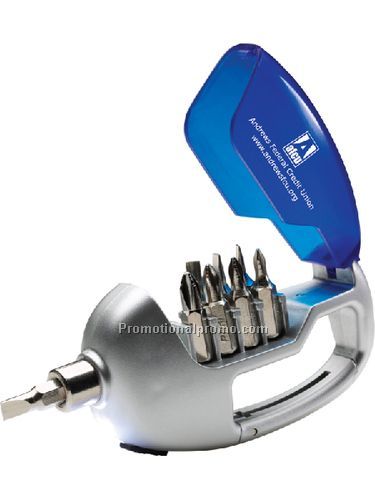 Multi-Tip Screwdriver w/Light