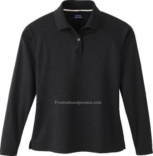 NEW LADIES37408LONG SLEEVE EPERFORMANCETM PIQUE POLO