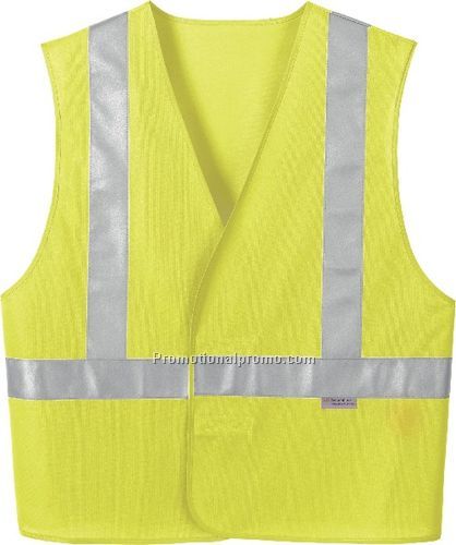 NEW MENS' VERTICAL STRIPE SAFETY VEST