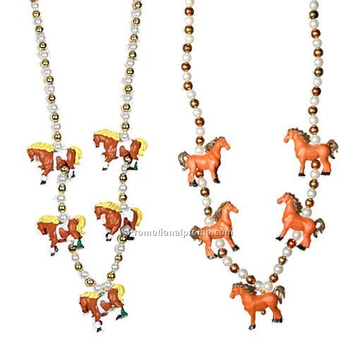 Necklace 42" - Western Horse