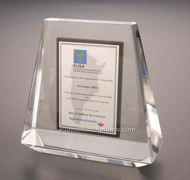 Obelisk w/ Floating Acrylic Sheet