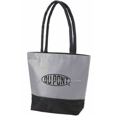 PVC Tote Bag - Grey/Printed