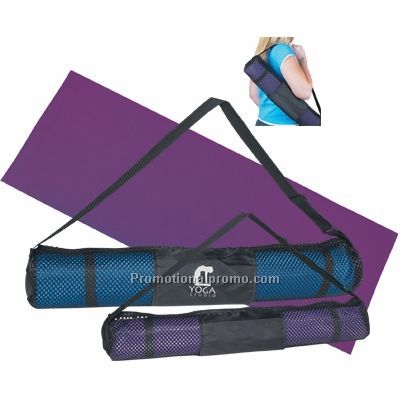 PVC YOGA MAT AND CARRYING CASE