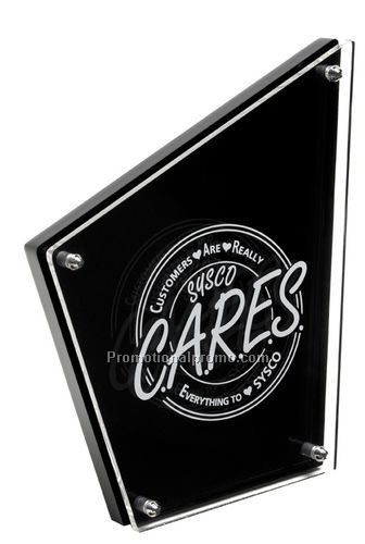 Pinnacle Layered Award with Laser Imprint