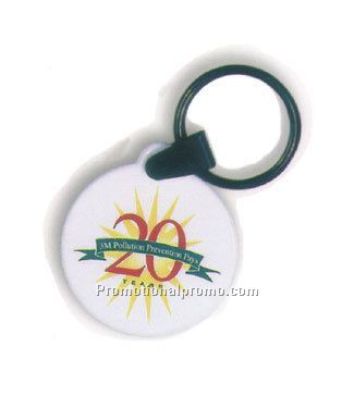 Round Tag with Beaded Chain