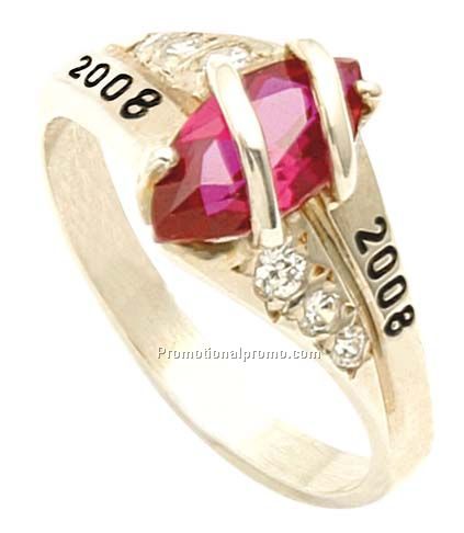 School Ladies Classic Design Stone setting jewelry
