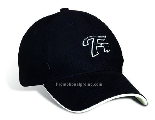 Semi-Low Fit, Heavyweight Brushed Cotton Twill, Contrasting Special Sandwich Peak & Taping, FW OPTIX