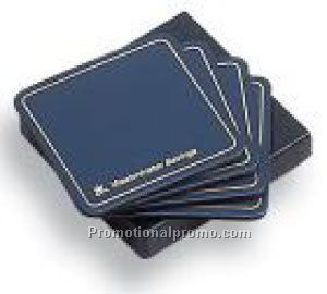 Set of 4 Rubber - Backed Coasters