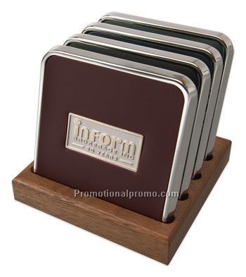 Set of 4 SARG with Walnut Stand