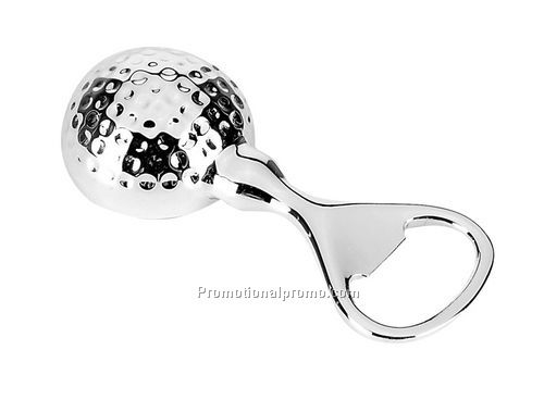 Silver Plated golf ball bottle opener