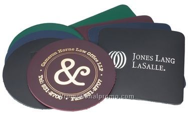 Single Round Leather Coaster