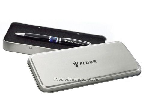 Single Satin Silver Metal Box - Single