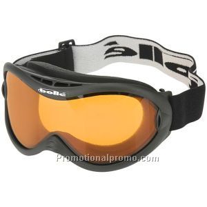 Ski Goggle, Shark - Black Frame with Citrus Lens