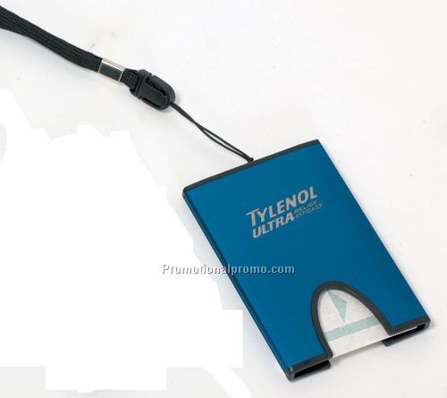 Sleek Business Card Holder - Blue