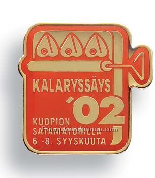 Soft Enamel Poly Domed Lapel Pins - 0.5