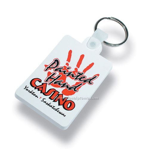 Soft vinyl key tag