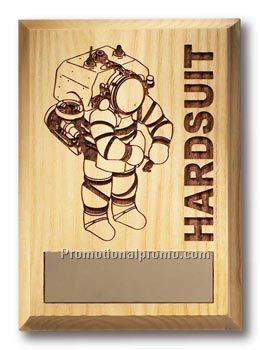 Solid Ash Plaque - Traditional Bevel - 5