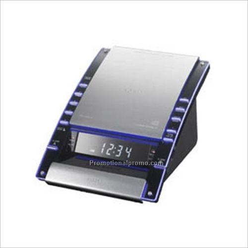 Sony Clock Radio with CD Player 38432Black