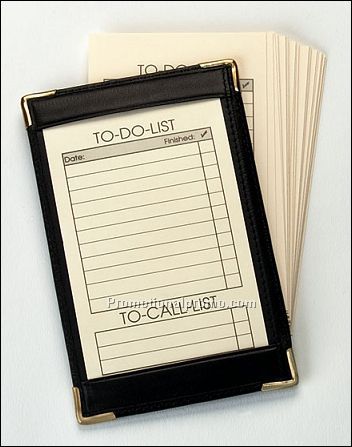 Standard Note Jotter with Brass Corners