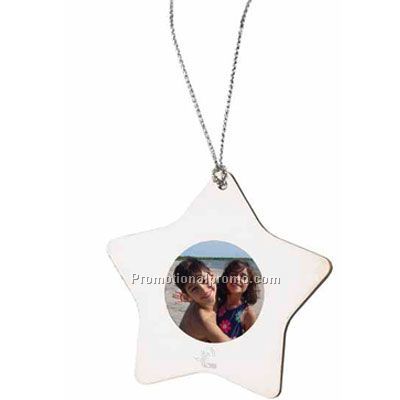 Star Photo Frame Ornament