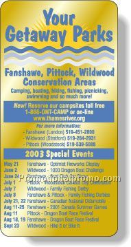 Stock Shape Brite Gold Foil Paper Roll Labels - Rectangle with round corners