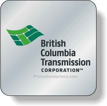 Stock Shape Brite Silver Foil Paper Roll Labels - Square with round corners