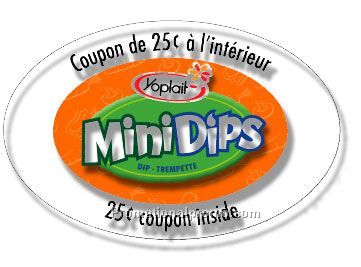 Stock Shape Clear Matte Polypro Roll Labels - Oval