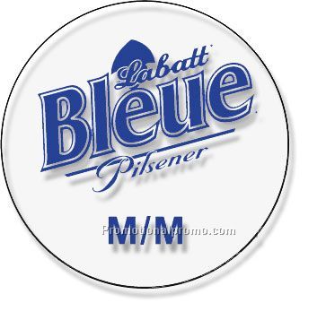 Stock Shape Clear Matte Polypro Roll Labels - Round