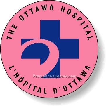 Stock Shape Fluorescent Red Roll Labels - Round