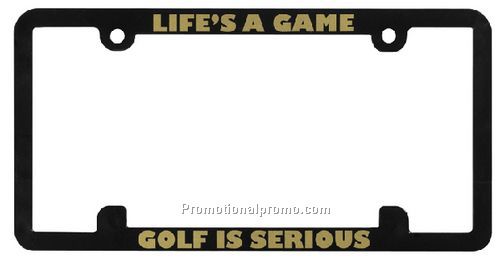 Style 300 - Black License Plate Frame