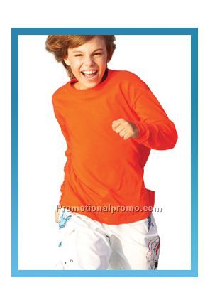 Ultra Cotton 39200Youth Long Sleeve T-Shirt 10.1 oz.