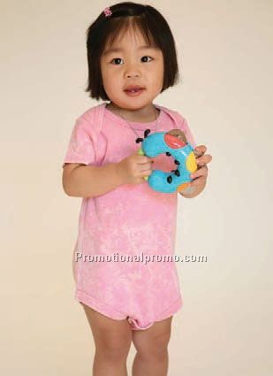 Vintage Silicon Wash Lap Shoulder S/S Body Suit