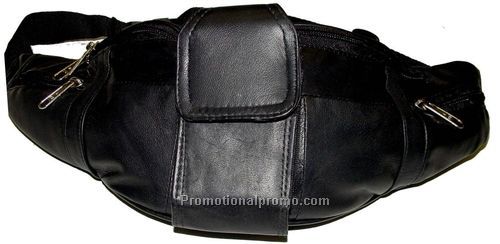 Waist Wallet / Front Cell Pouch / Napa / Black