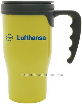 elite travel mug - 16 oz - yellow