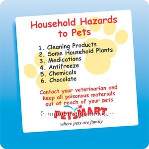 health & safety magnet - Hazards for Pets