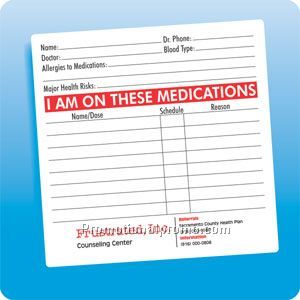 health & safety magnet - Medications