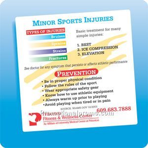 health & safety magnet - Minor Sports Injuries