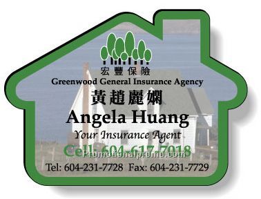 .025 Stock Shape Magnets / House