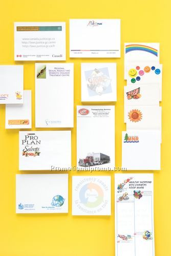 1 X 2.75 STICKY NOTE / PAD OF 100-2 pantone colours