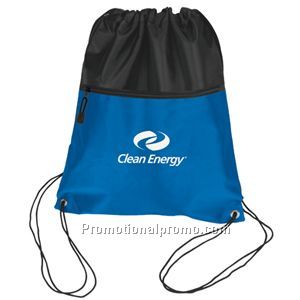 2-Tone Lightweight Drawstring Pack