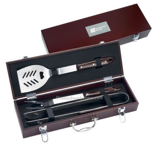 3 Piece Executive Barbecue Set