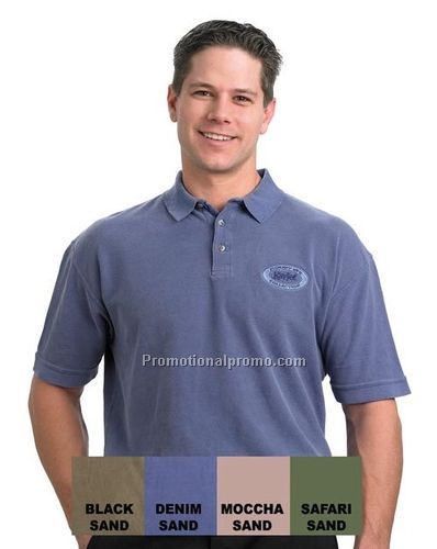 37710O SHRINK37920PIGMENT DYED GOLF SHIRT