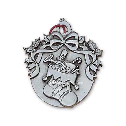 3D Solid Pewter Ornament