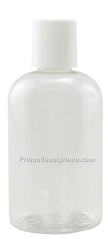 4oz Clear Boston Round Dispensing Bottle