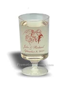 5.5 oz. One Piece Clear Wine Glass