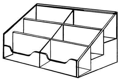 6 Pocket Business Card Holder