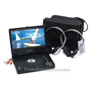8-in Slim Line Portable DVD Player Package